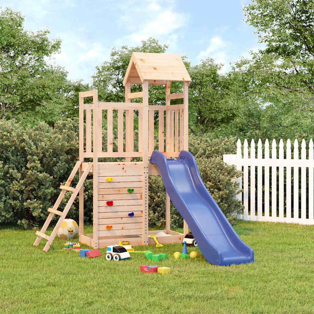 vidaXL Spielturm Massivholz Kiefer