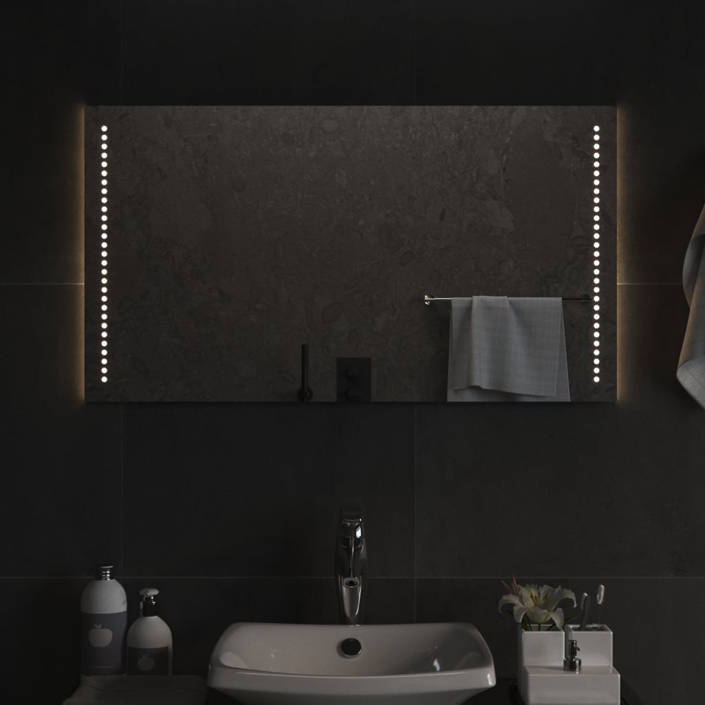 vidaXL LED-Badspiegel 50x90 cm