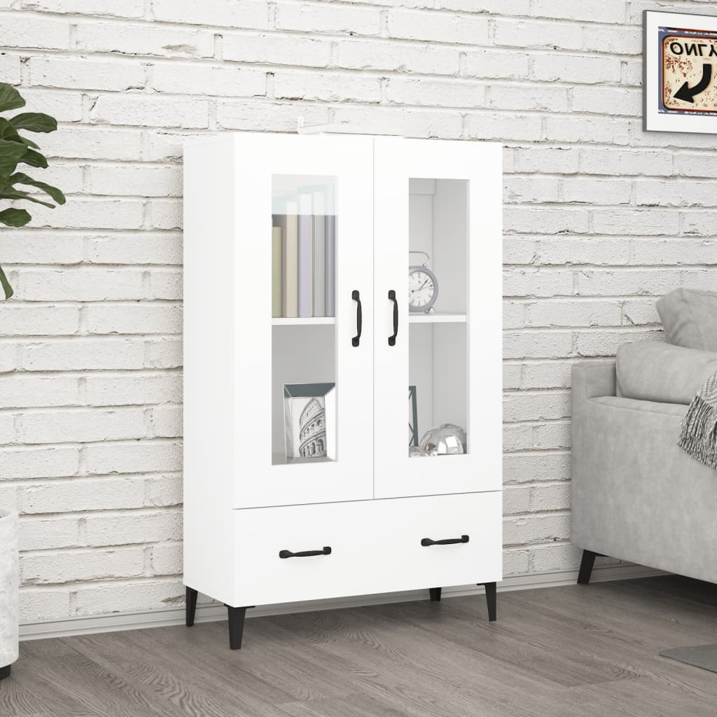 vidaXL Highboard Weiß 70x31x115 cm Holzwerkstoff