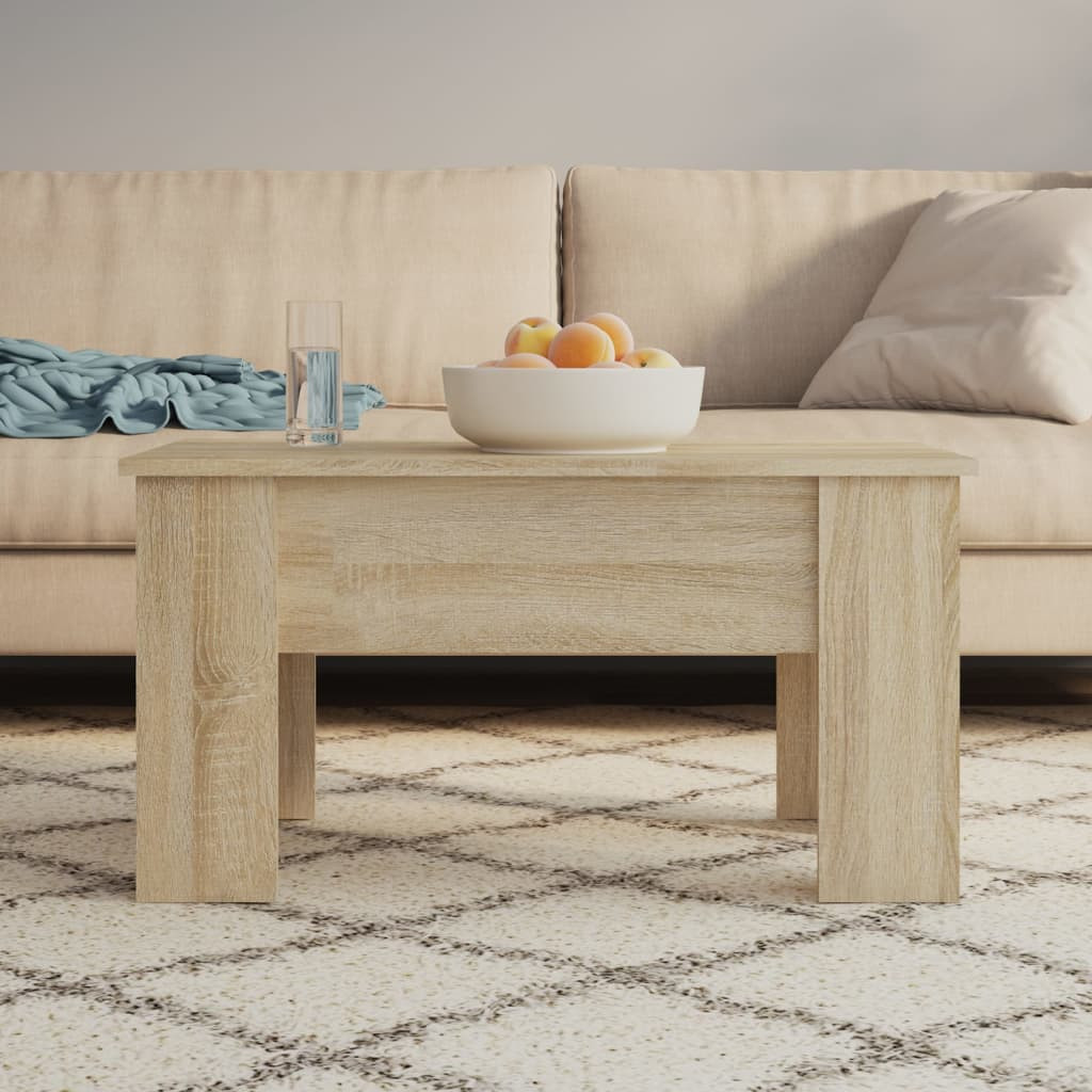vidaXL Couchtisch Sonoma-Eiche 79x49x41 cm Holzwerkstoff