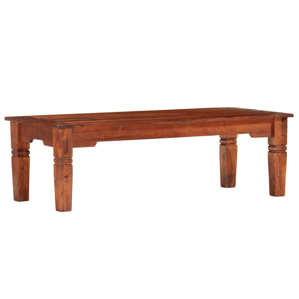 vidaXL Couchtisch 110 x 50 x 35 cm Massivholz Akazie