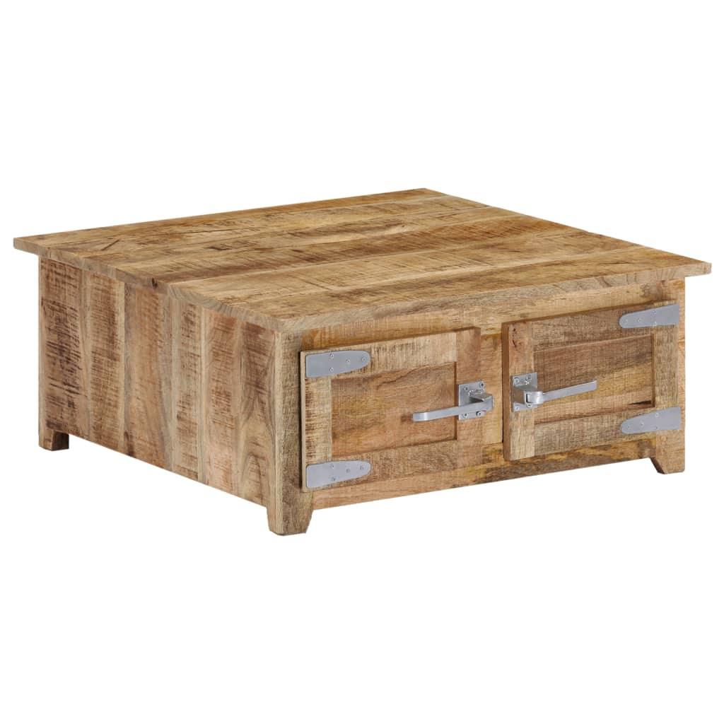 vidaXL Couchtisch 70x70x30 cm Massivholz Mango