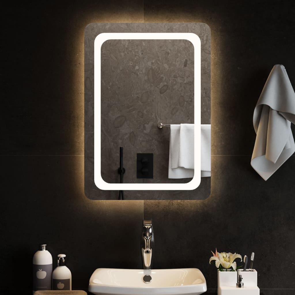 vidaXL LED-Badspiegel 50x70 cm