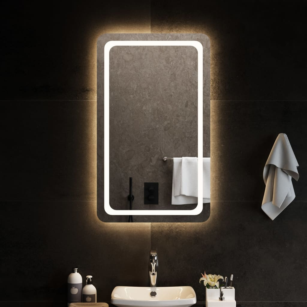 vidaXL LED-Badspiegel 60x100 cm