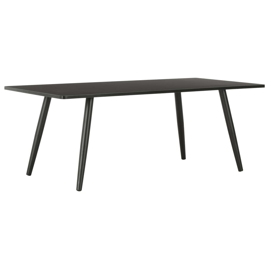 vidaXL Couchtisch Schwarz 120×60×46 cm