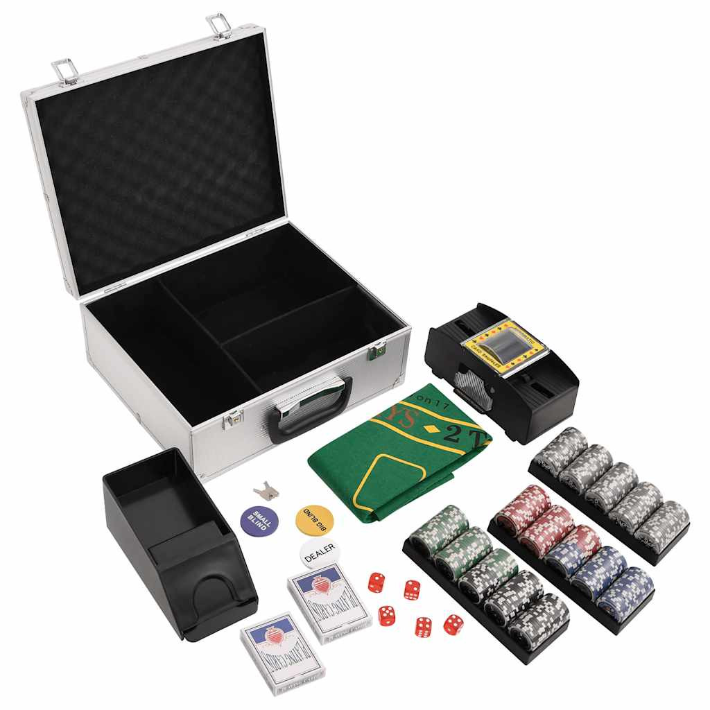 vidaXL Pokerchips-Set 300 Stk. 11,5 g