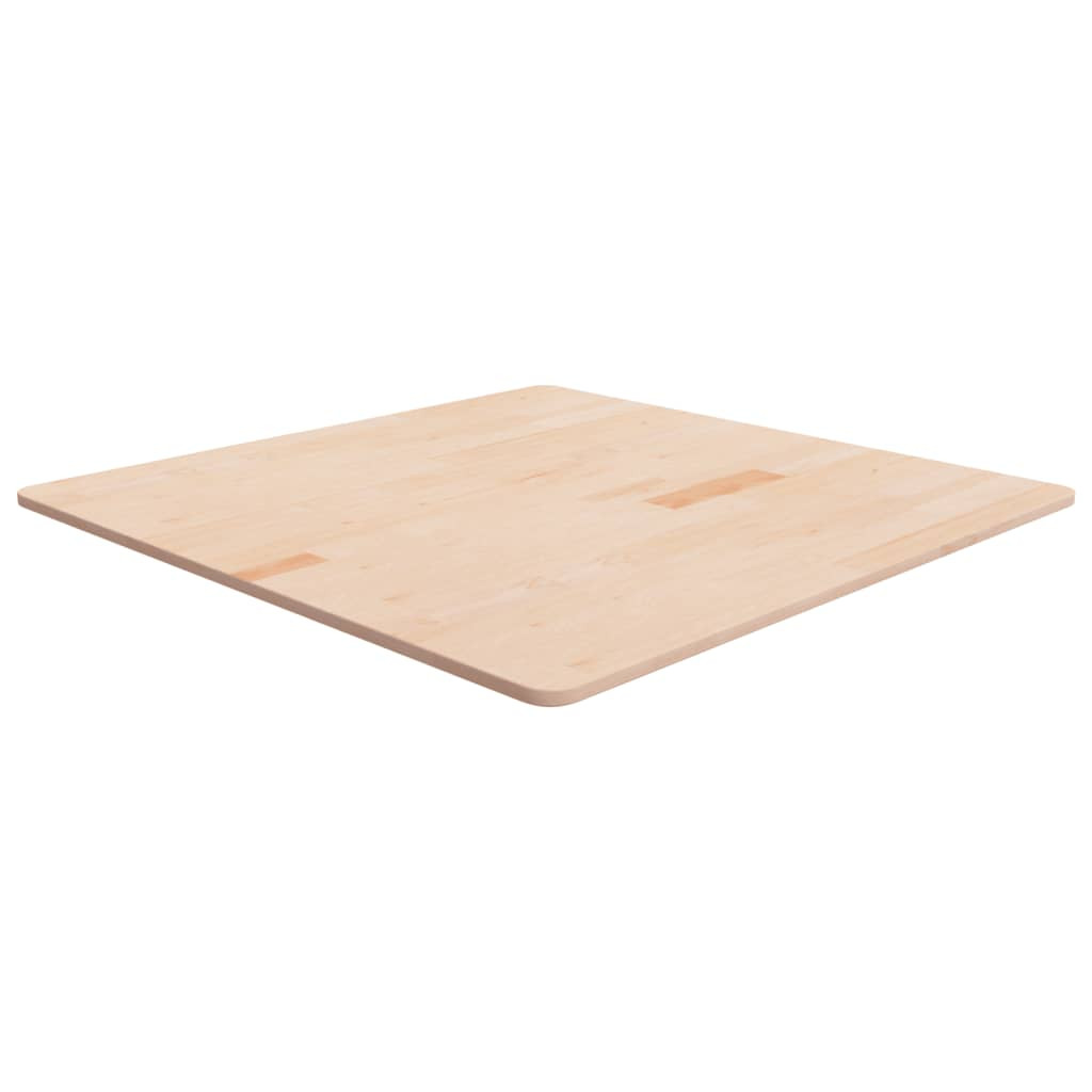 vidaXL Tischplatte Quadratisch 90x90x1,5 cm Eichenholz Unbehandelt