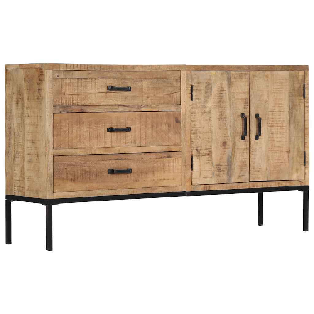 vidaXL Sideboard 140x35x75 cm Massivholz Mango