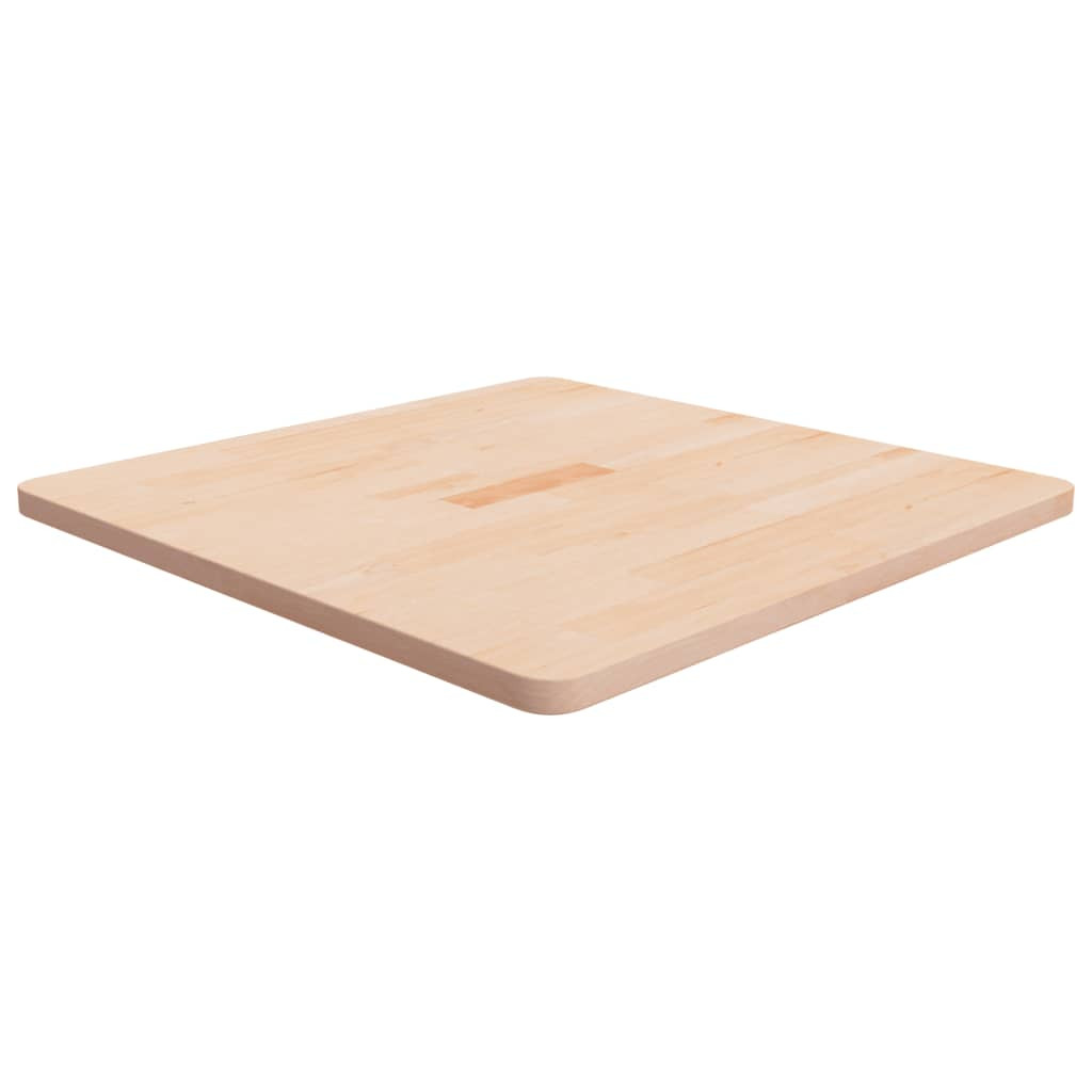 vidaXL Tischplatte Quadratisch 70x70x2,5 cm Eichenholz Unbehandelt