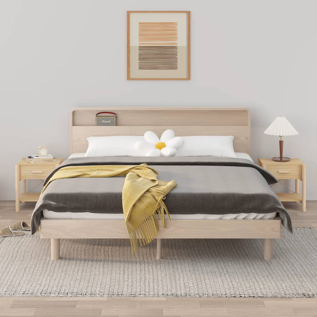 vidaXL Nachttische 2 Stk. 42x38x45 cm Holzwerkstoff