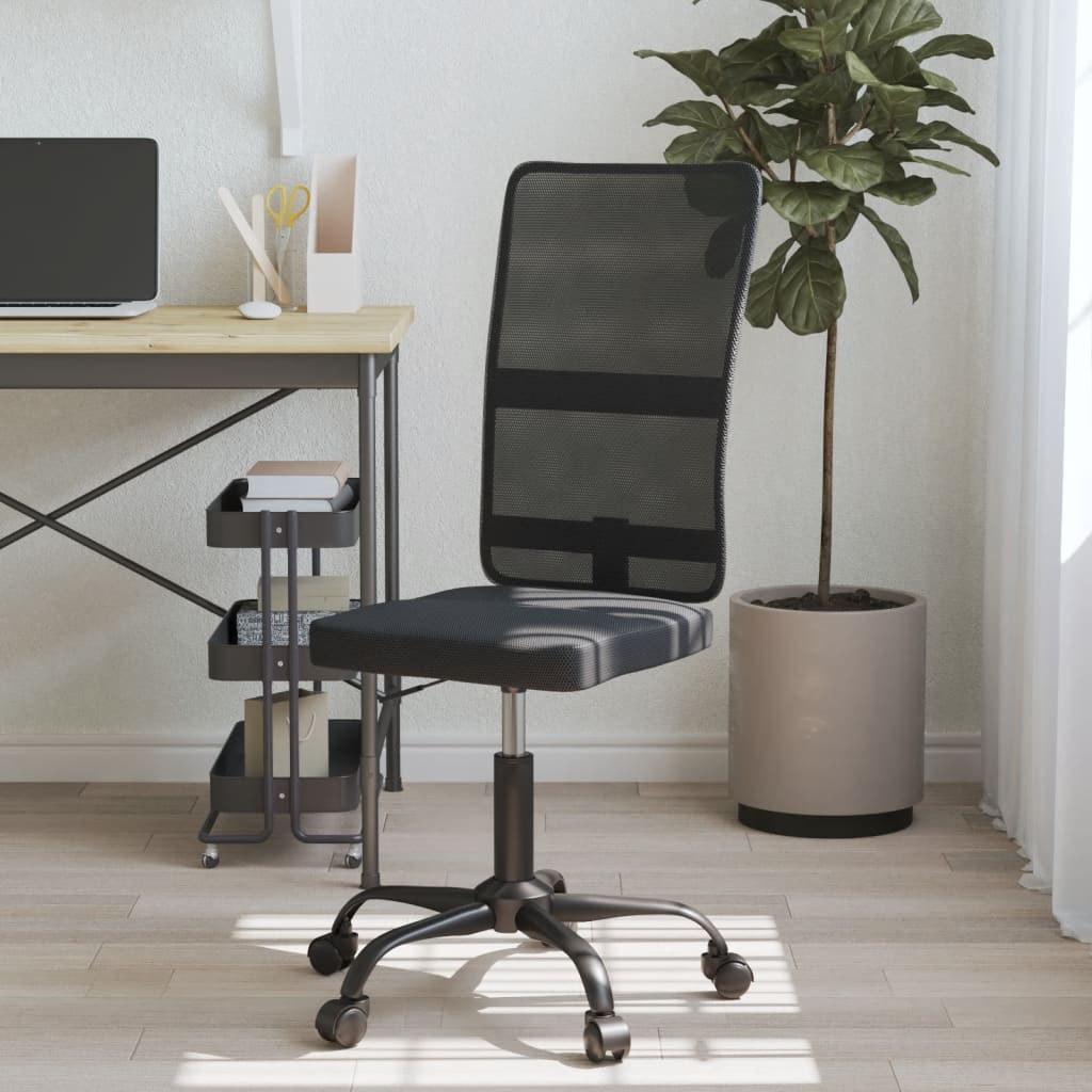 vidaXL Bürostuhl Schwarz Netz