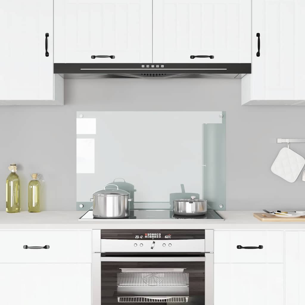 vidaXL Küchenrückwand Transparent 90×60 cm Hartglas