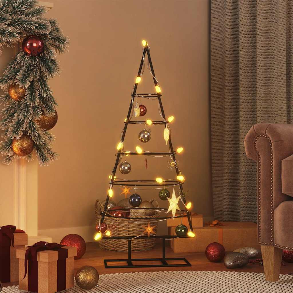 vidaXL | Metall Weihnachtsbaum | 90 cm Pulverbeschichteter Stahl