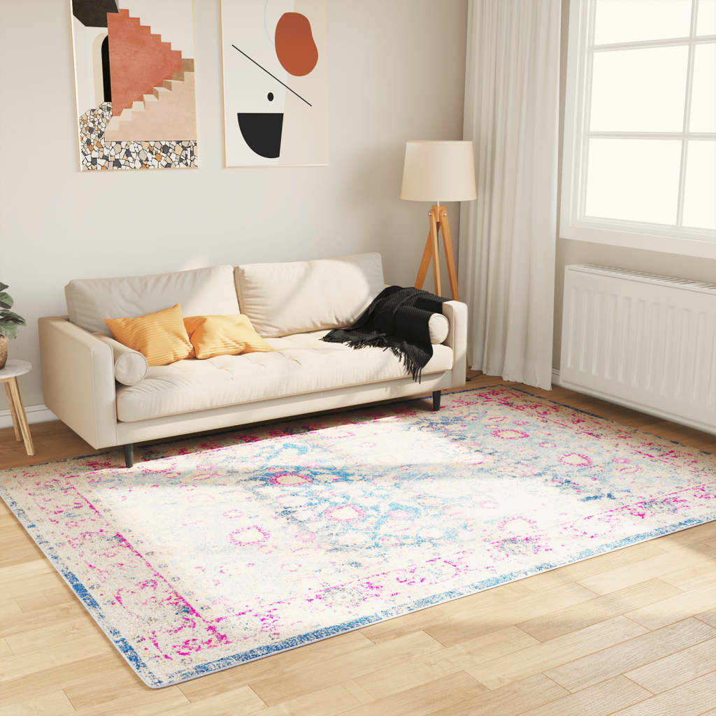 vidaXL Teppich Waschbar Mehrfarbig 160x230 cm