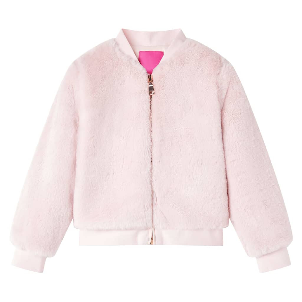 Kinderjacke Kunstpelz Zartrosa 104