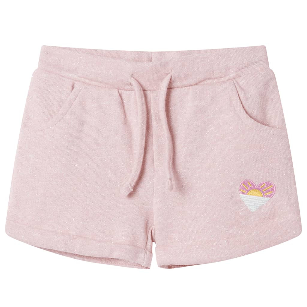Kindershorts mit Kordelzug Hellrosa 116