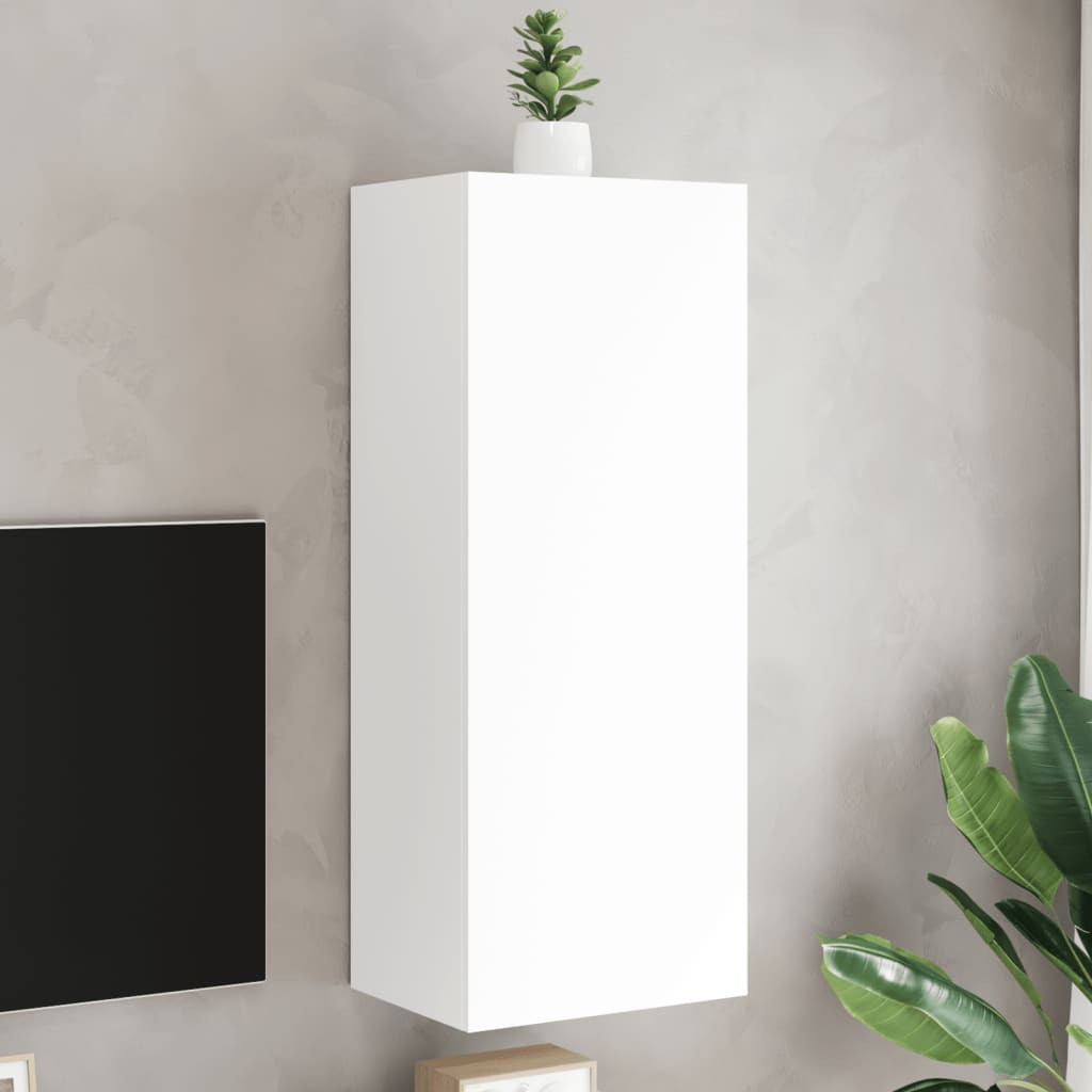 vidaXL TV-Wandschrank Weiß 40,5x30x102 cm Holzwerkstoff