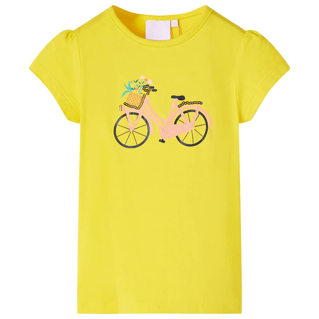Kinder-T-Shirt Gelb 104