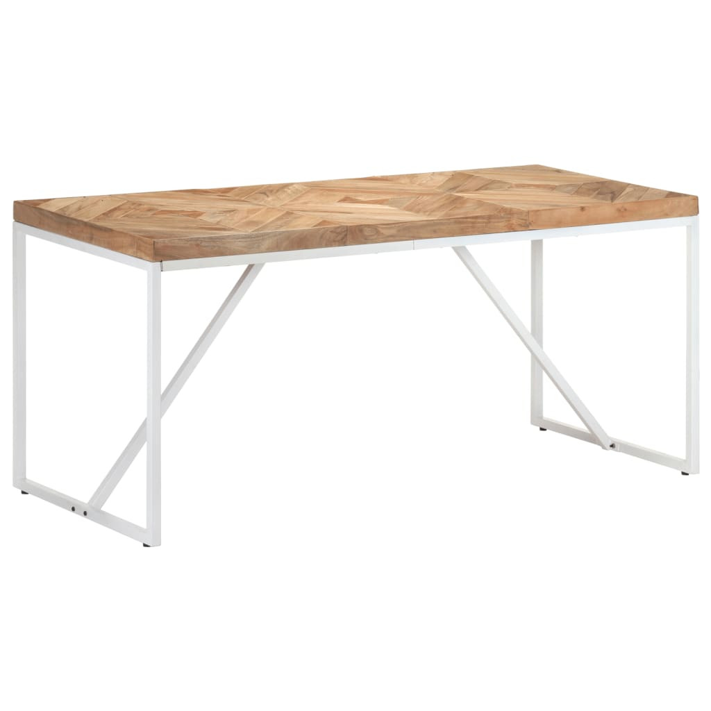 vidaXL Esstisch 160x70x76 cm Massivholz Akazie und Mango