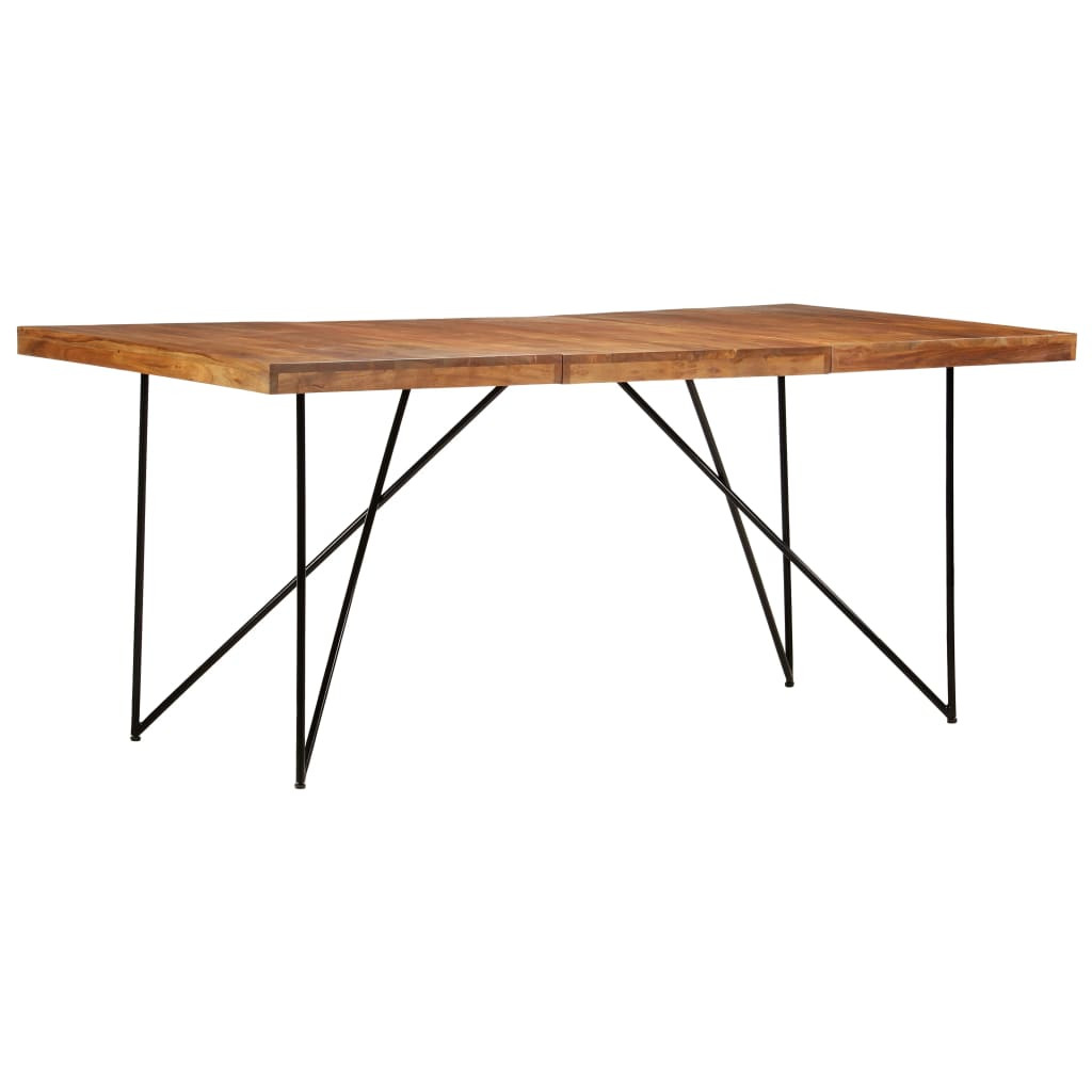 vidaXL Esstisch 180 x 90 x 76 cm Massivholz Akazie