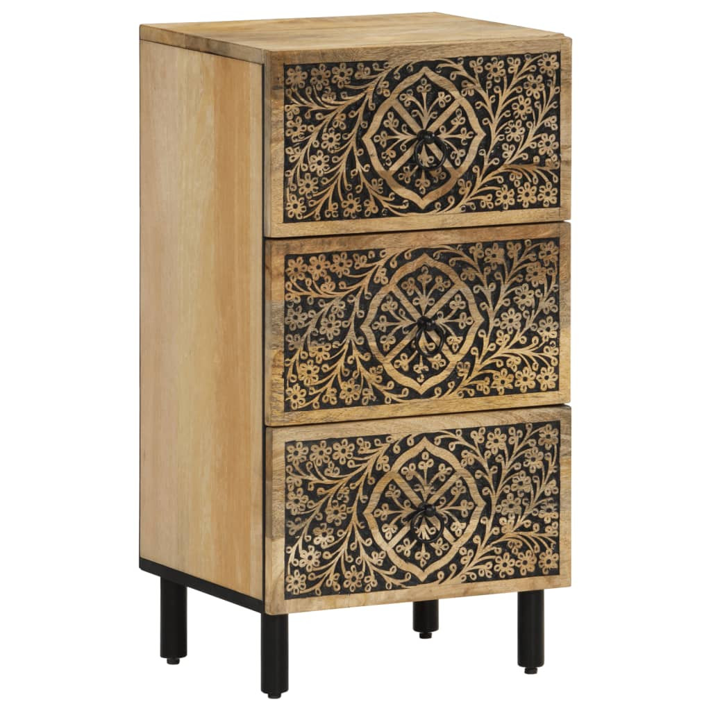 vidaXL Beistellschrank 40x33x75 cm Massivholz Mango