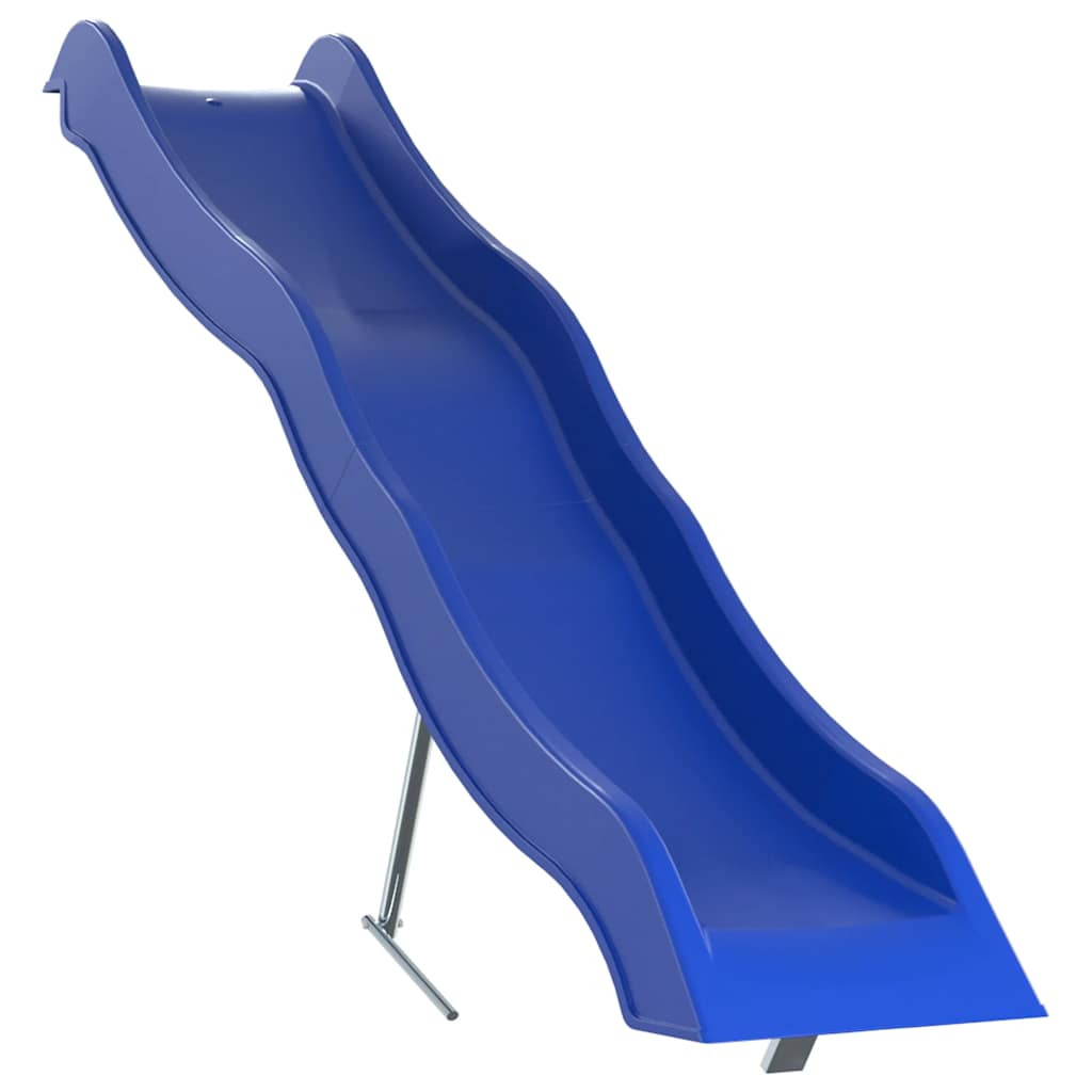 vidaXL Kinderrutsche Blau 210x40 cm Polypropylen