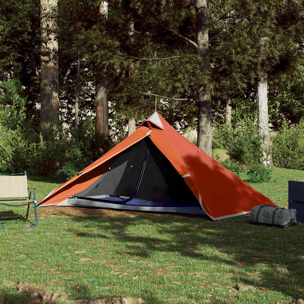 vidaXL Tipi-Hängezelt 1 Person Orange Wasserdicht