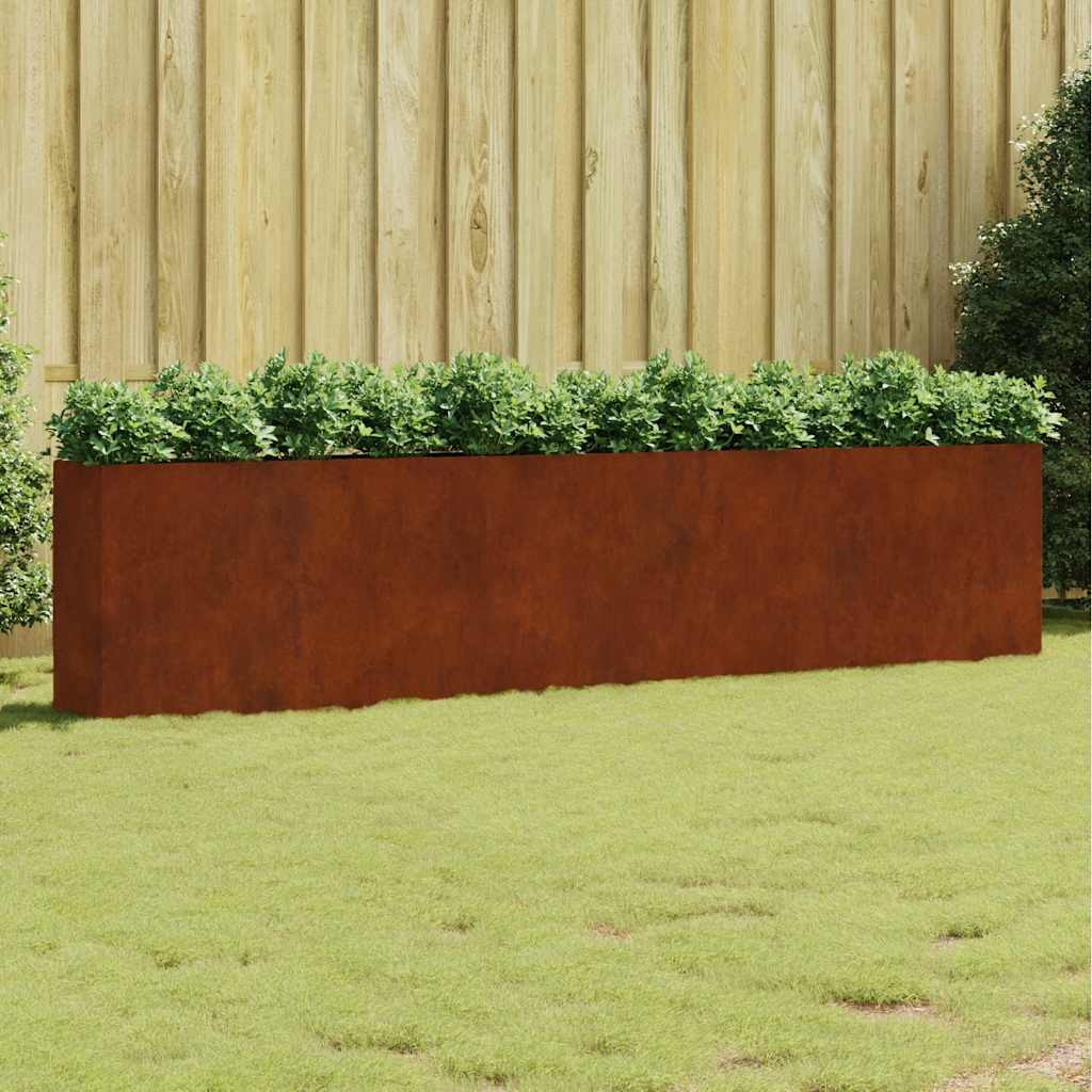 vidaXL Hochbeet 360x40x80 cm Cortenstahl