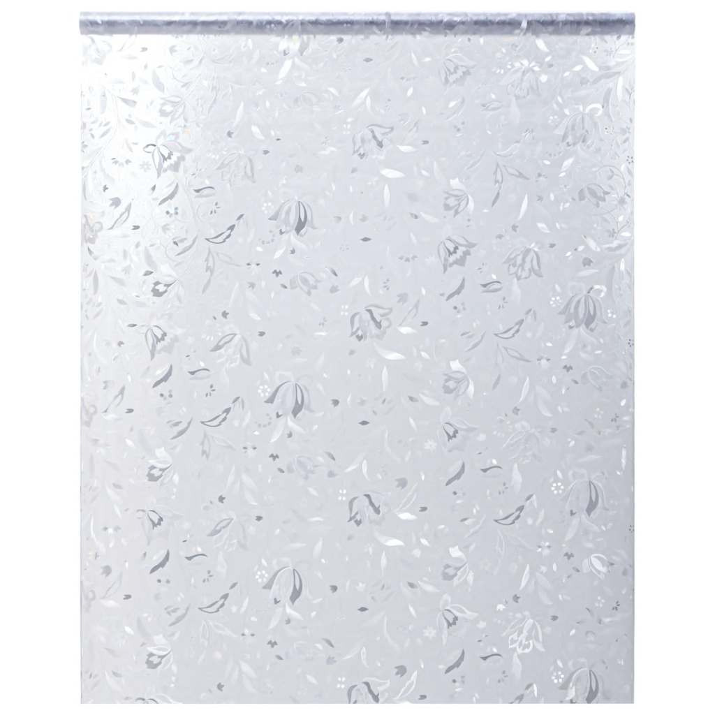 vidaXL Fensterfolie Matt Blumenmuster 90x500 cm PVC