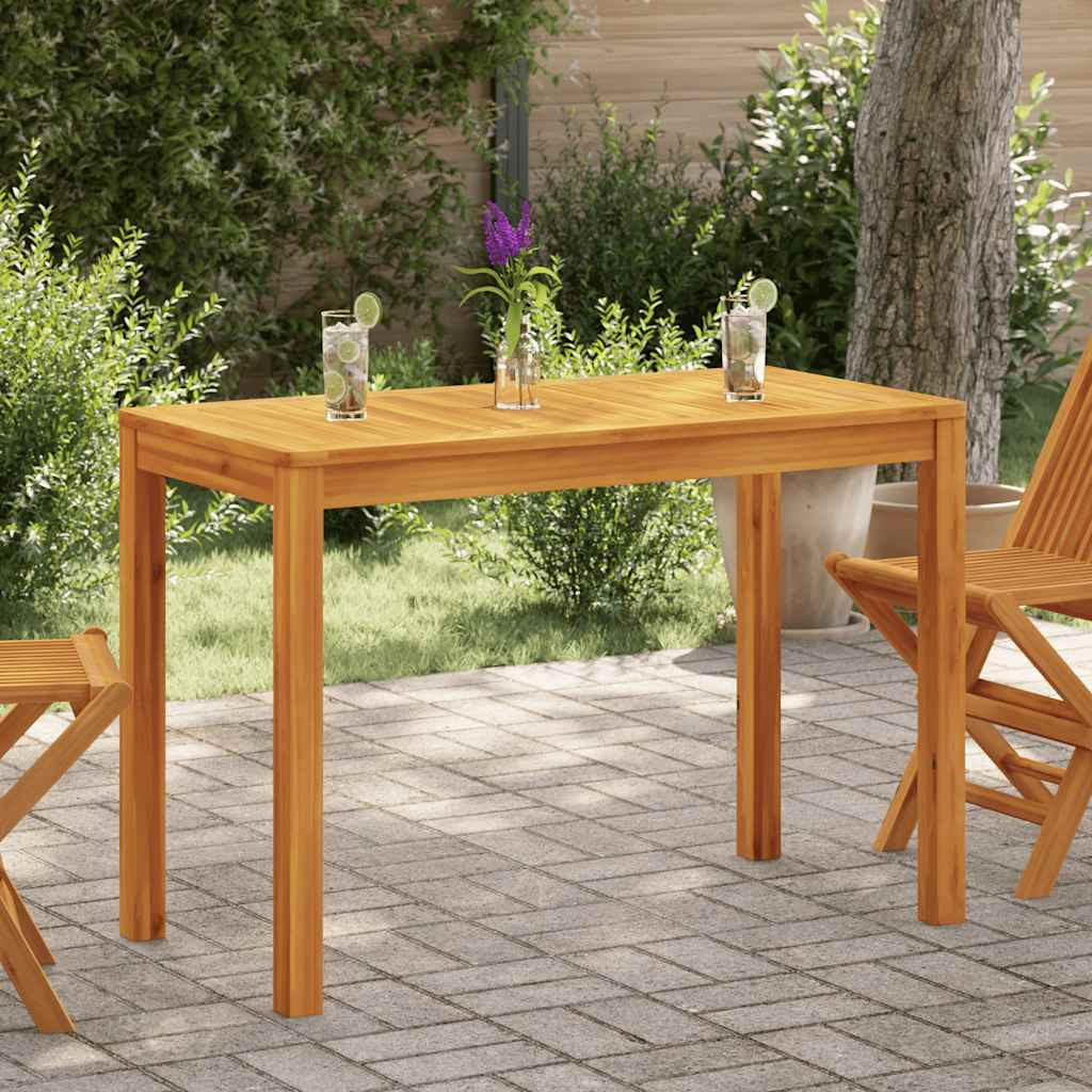 vidaXL Garten-Esstisch 110x55x75 cm Massivholz Akazie