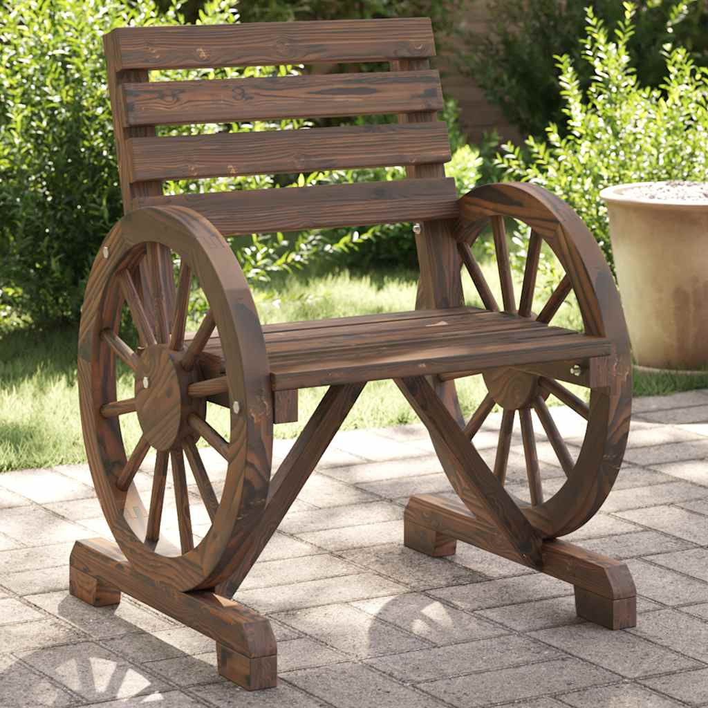 vidaXL Gartenstühle 2 Stk. 58x58x78,5 cm Massivholz Tanne
