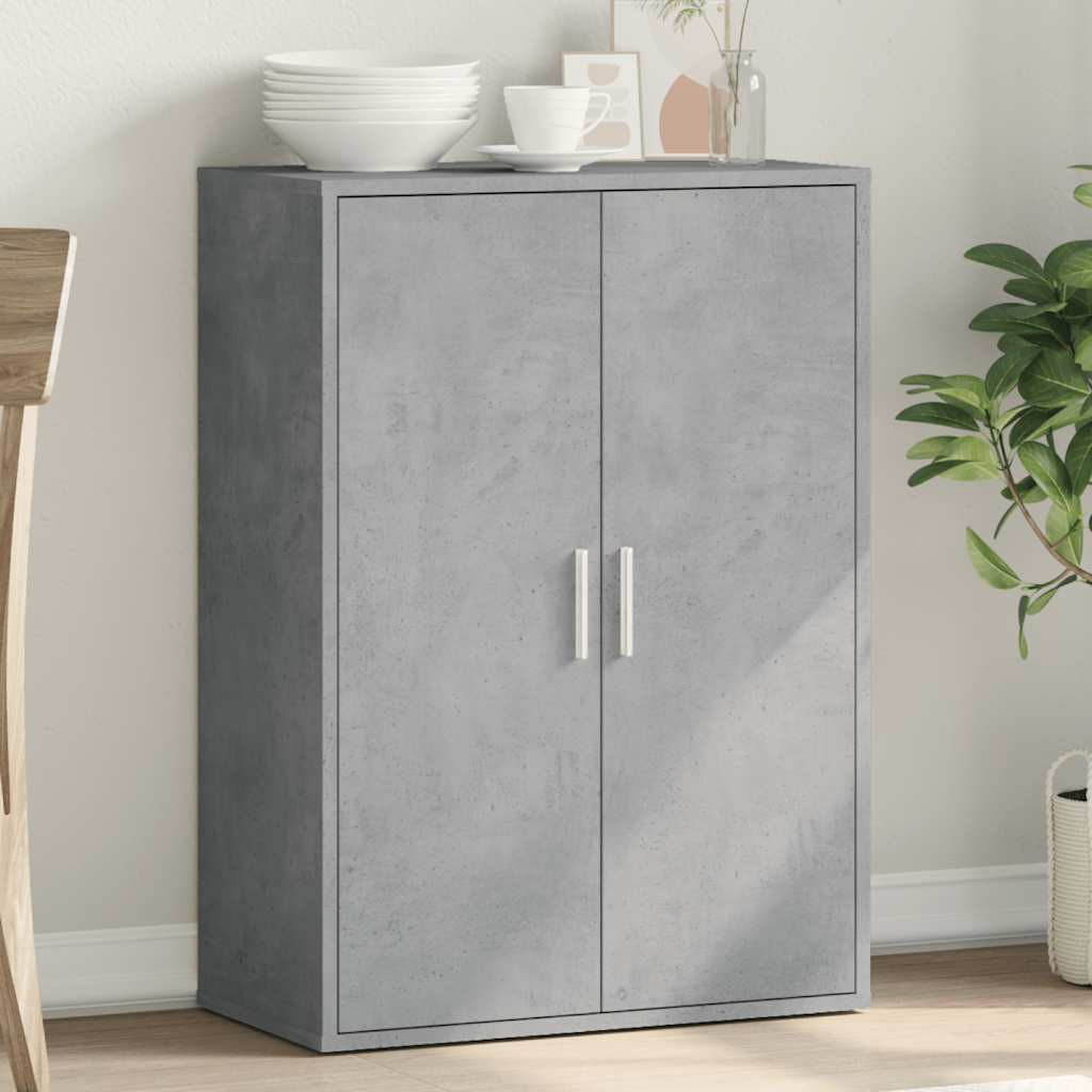 vidaXL Sideboard Betongrau 60x31x84 cm Holzwerkstoff