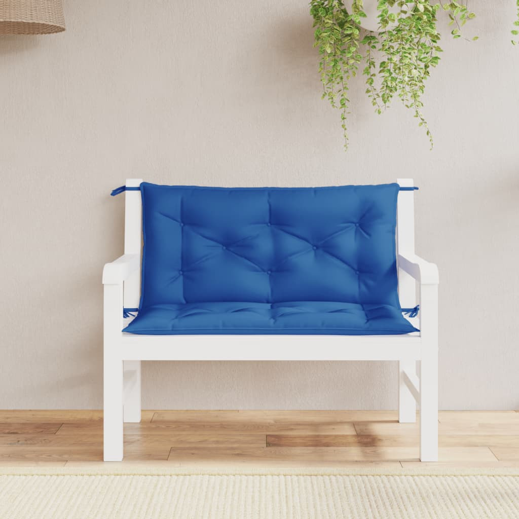 vidaXL Gartenbank-Auflagen 2 Stk. Königsblau 100x50x7 cm Oxford-Gewebe