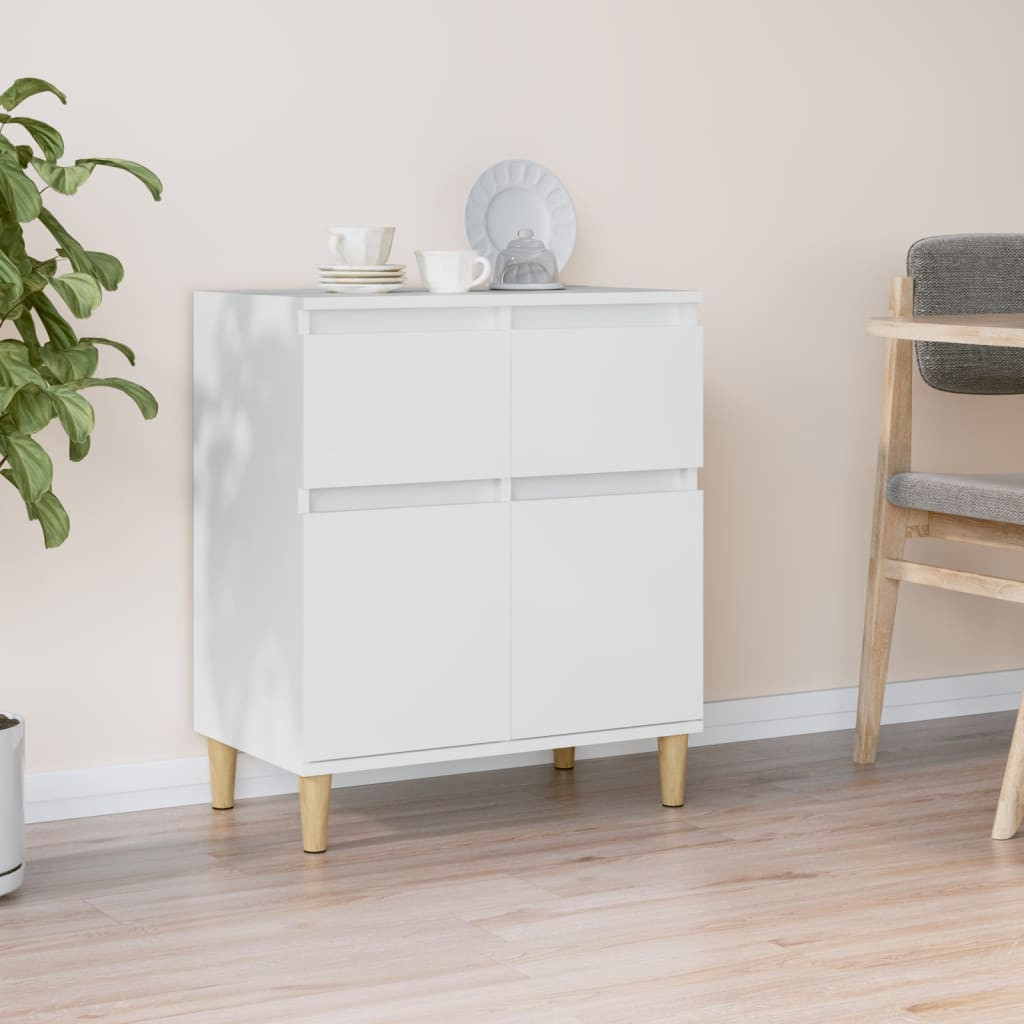 vidaXL Sideboard Weiß 60x35x70 cm Holzwerkstoff