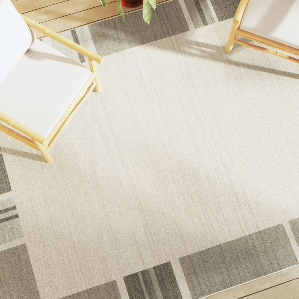 vidaXL Indoor & Outdoor Teppich Mehrfarbig 190x300 cm