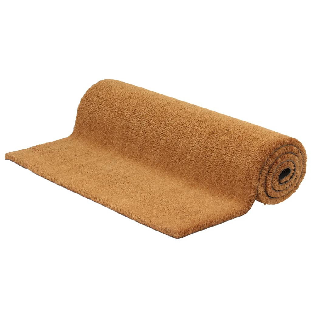 vidaXL Fußmatte Natur 80x100 cm Kokosfaser Getuftet