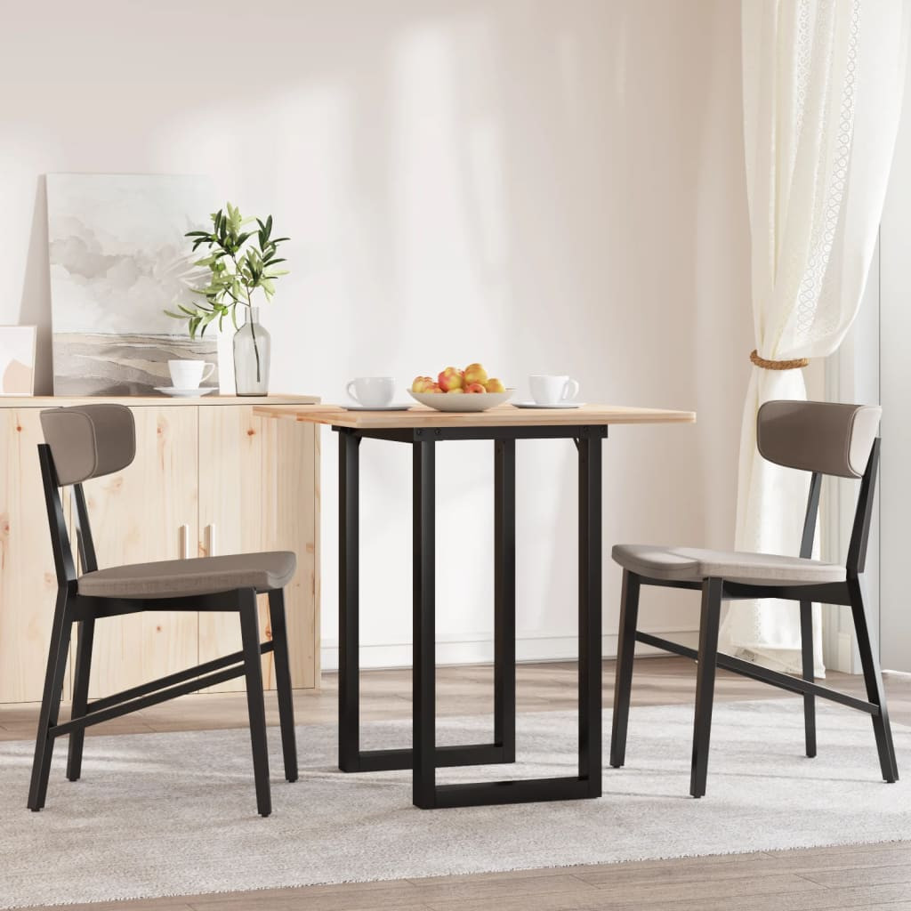 vidaXL Esstisch-Gestell in O-Form 50x40x73 cm Stahl