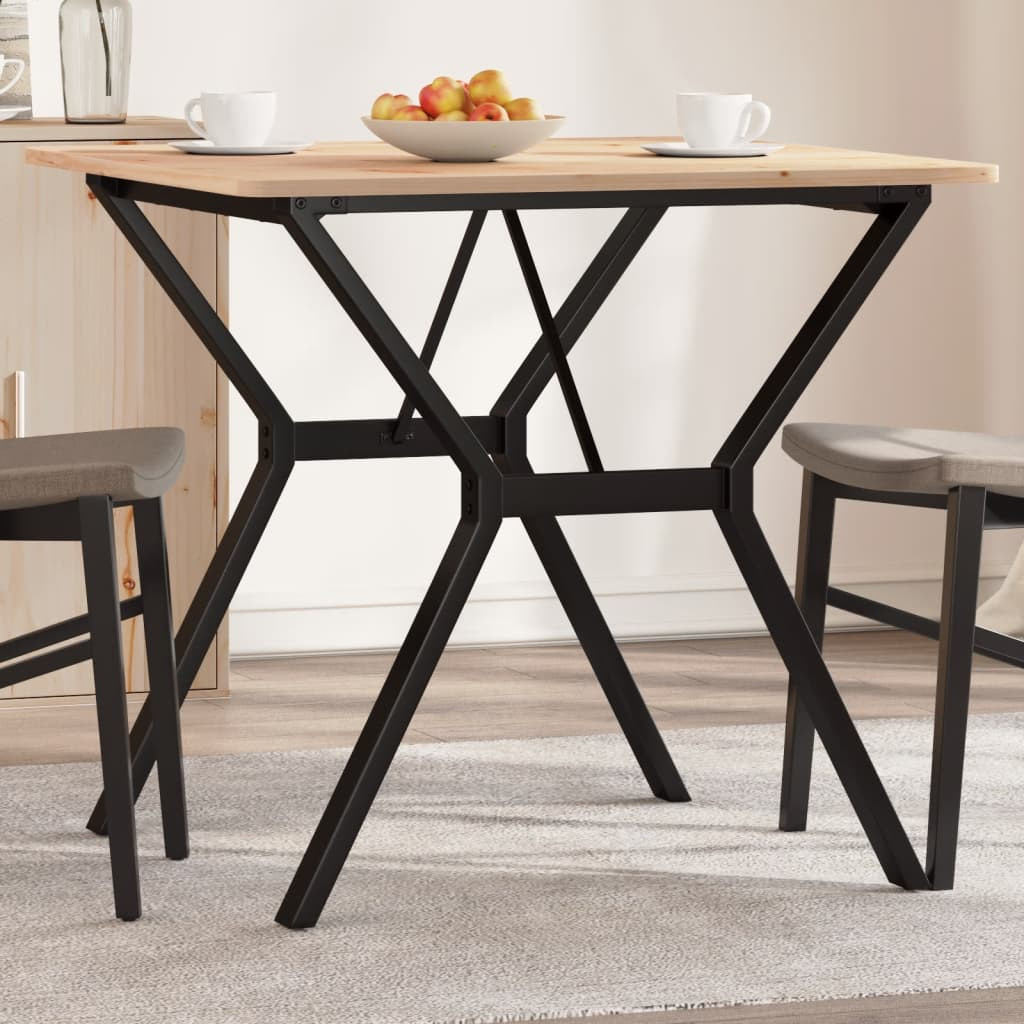 vidaXL Esstisch-Gestell in Y-Form 70x70x73 cm Stahl