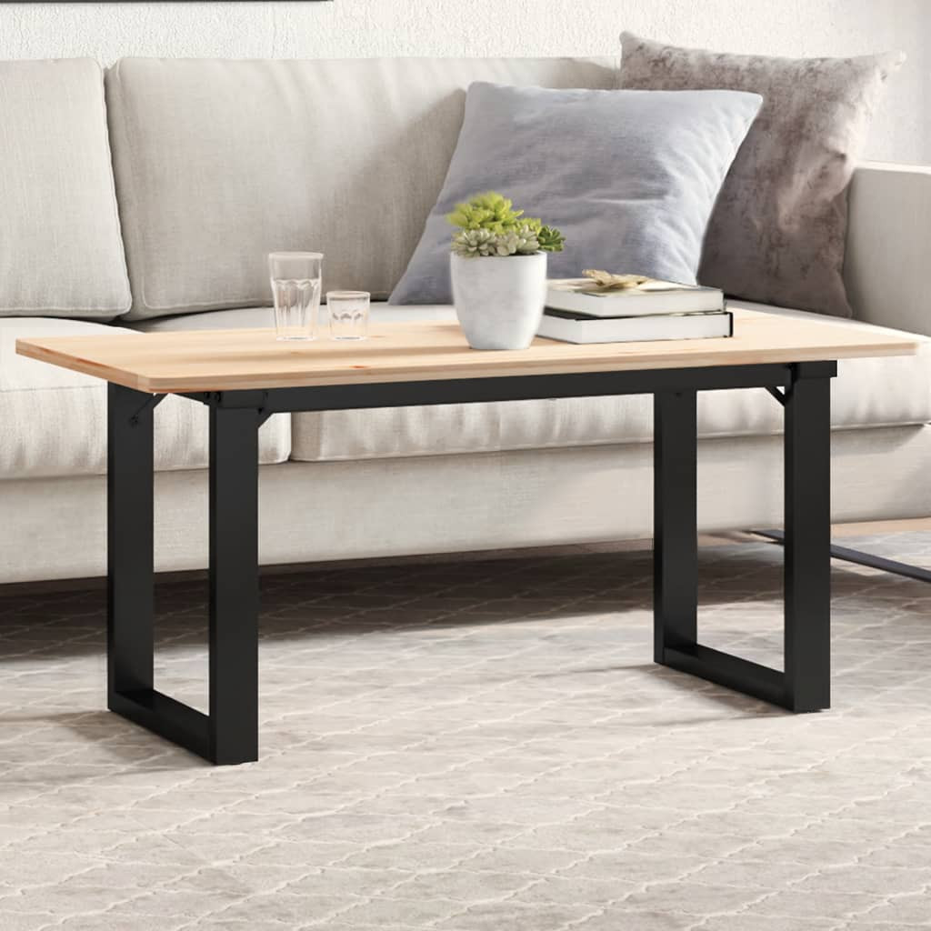 vidaXL Couchtischbeine O-Gestell 90x30x43 cm Stahl