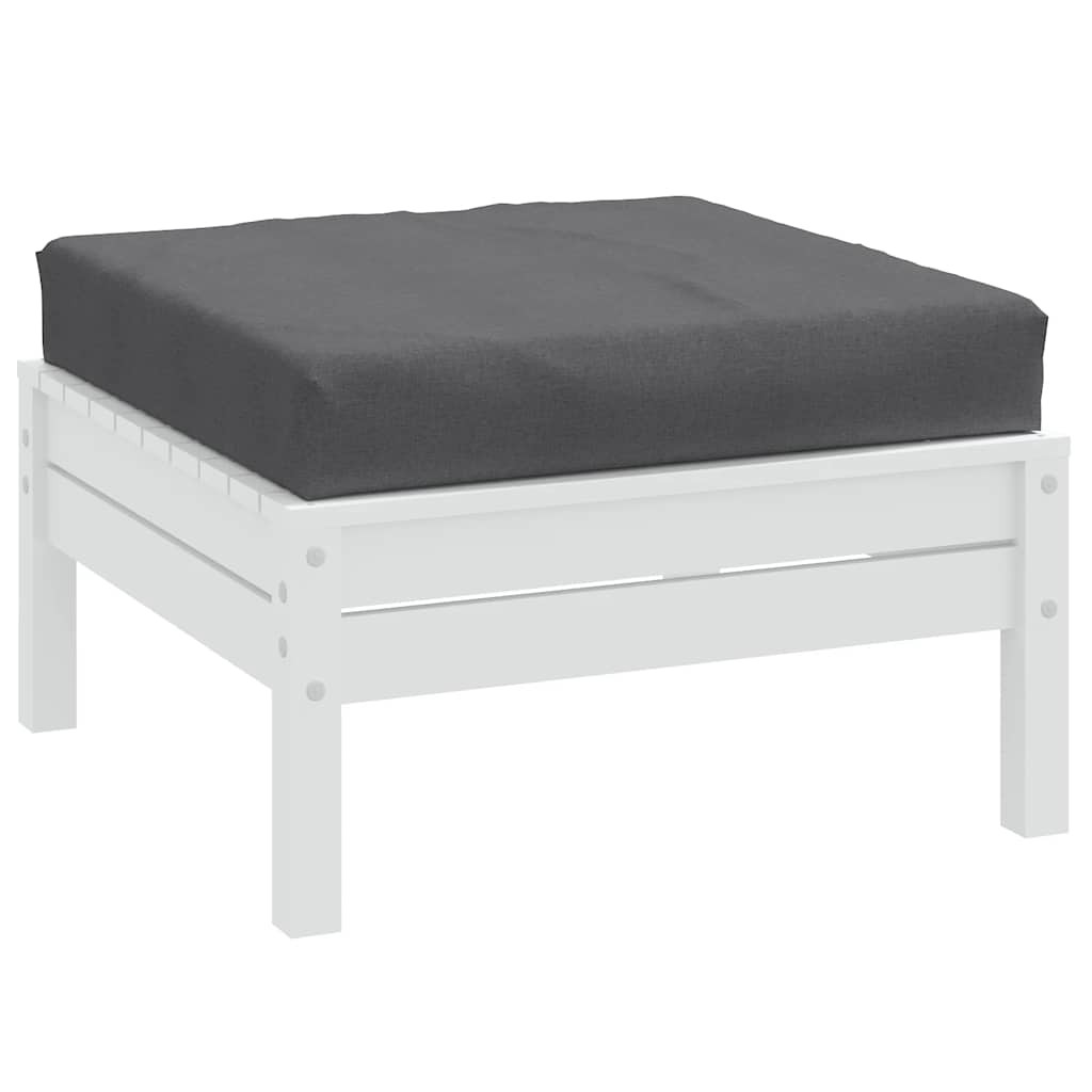 vidaXL Palettenkissen Melange Anthrazit 60x60x9,5 cm Stoff