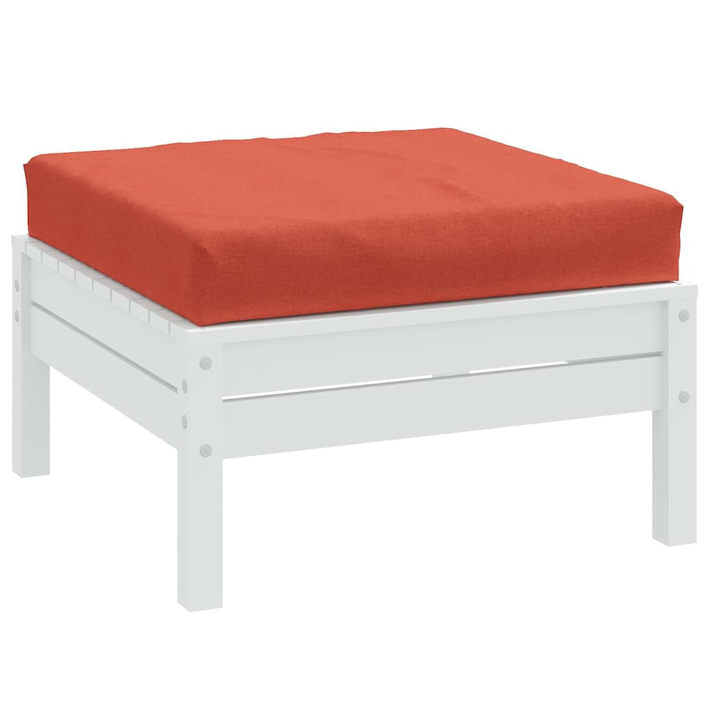 vidaXL Palettenkissen Melange Rot 60x60x9,5 cm Stoff