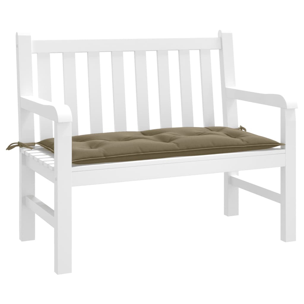vidaXL Gartenbank-Auflage Melange Taupe 100x50x7 cm Stoff