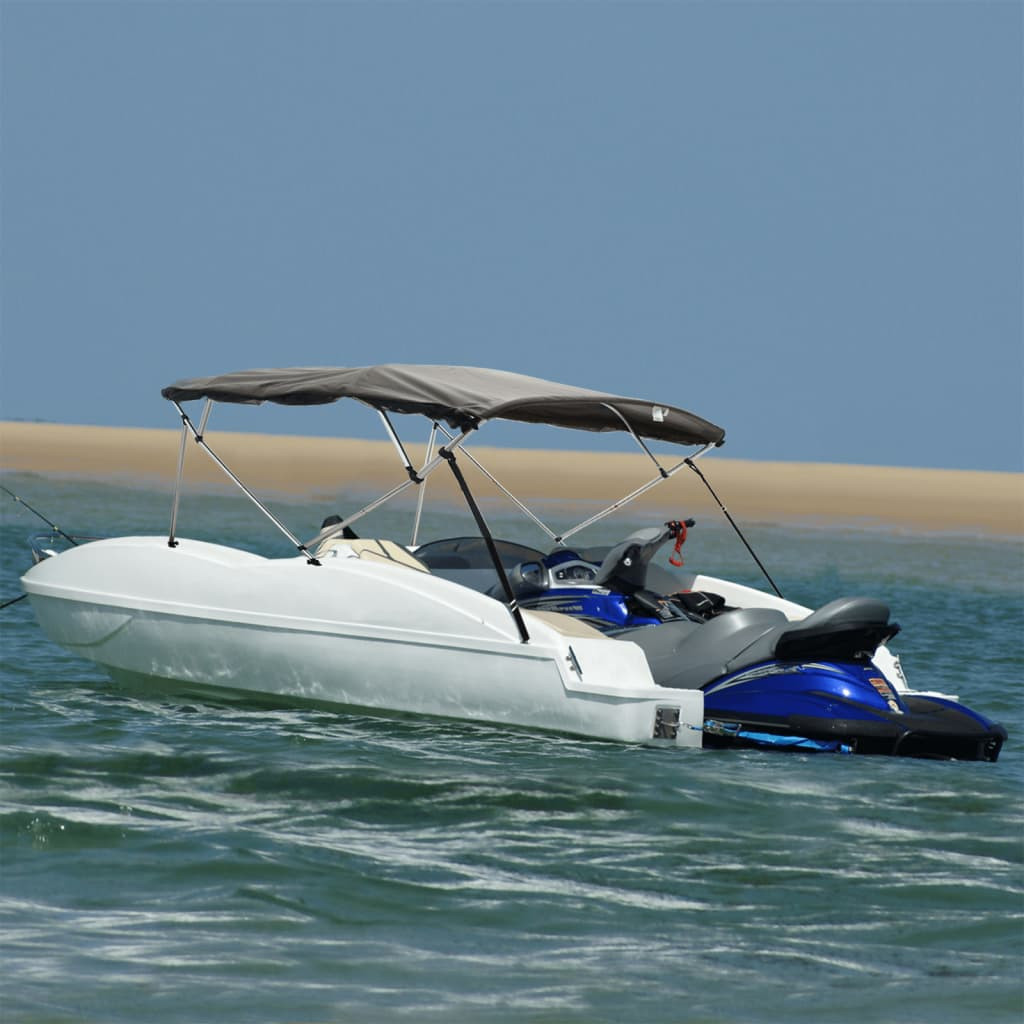 vidaXL 4-Bow Bimini-Top mit Mesh-Seitenteilen 243x(200-213)x137 cm