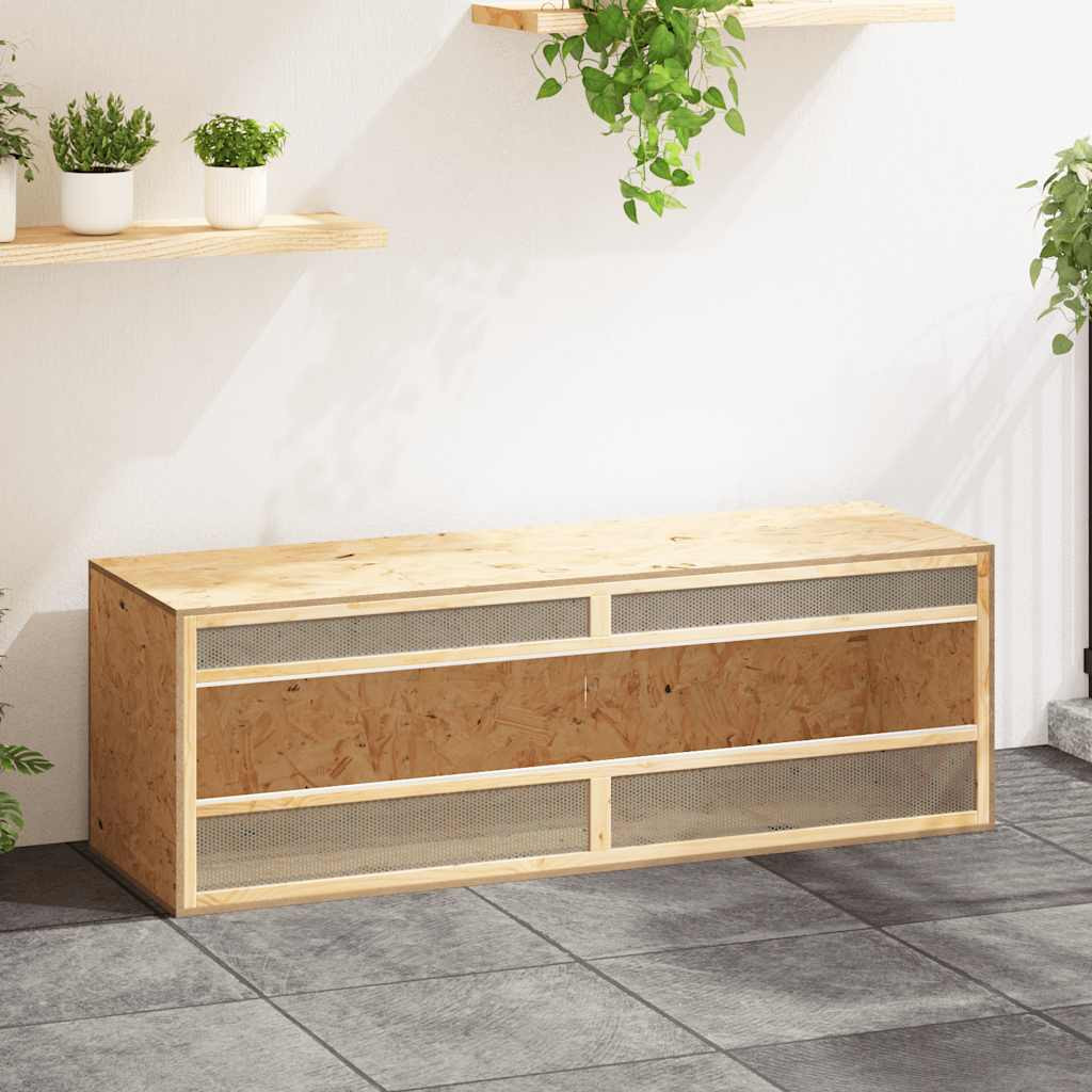 vidaXL Terrarium Holzwerkstoff 144x46x48 cm