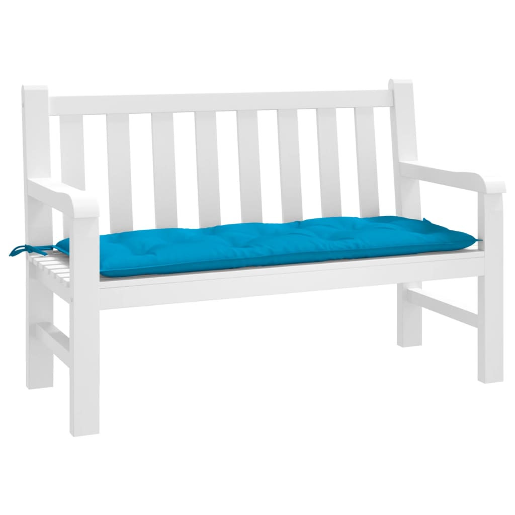 vidaXL Gartenbank-Auflage Hellblau 120x50x7 cm Oxford-Gewebe