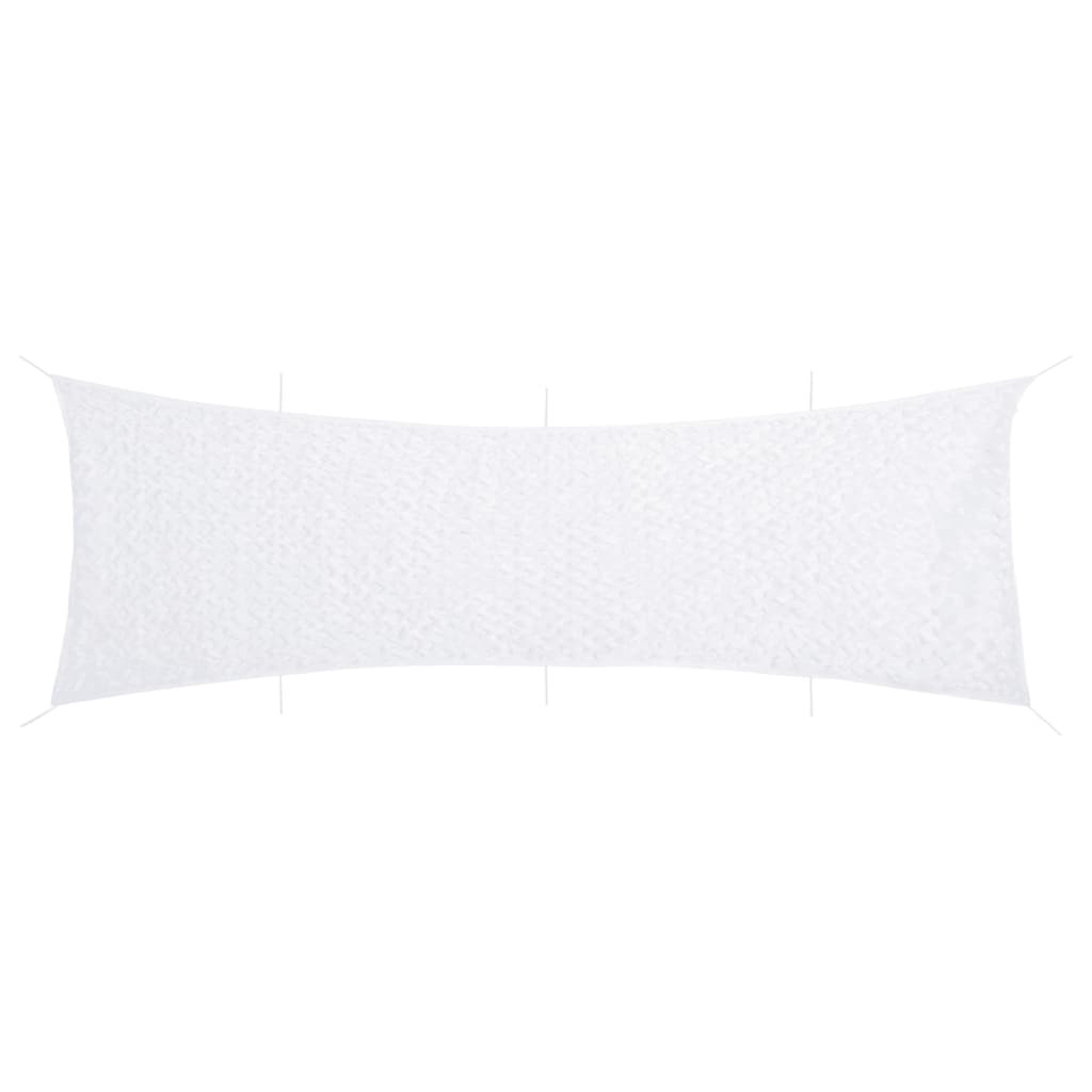 vidaXL Tarnnetz mit Aufbewahrungstasche 809x207 cm Weiß
