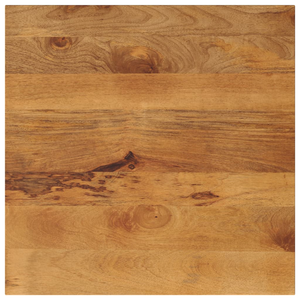 vidaXL Tischplatte 70x70x3,8 cm Quadratisch Massivholz Mango