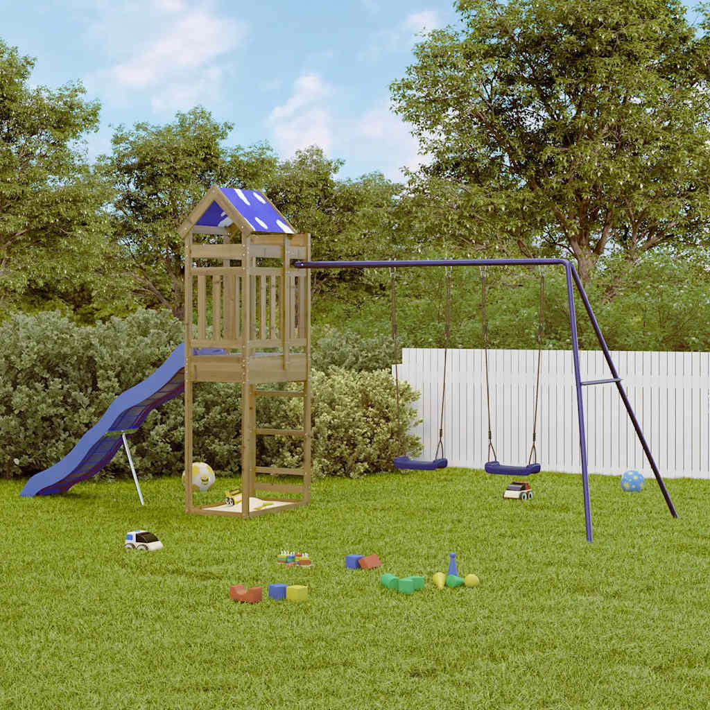 vidaXL Spielturm Imprägniertes Kiefernholz
