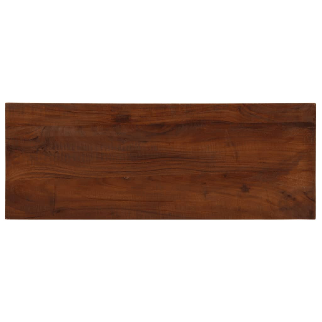 vidaXL Tischplatte 70x20x3,8 cm Rechteckig Altholz Massiv