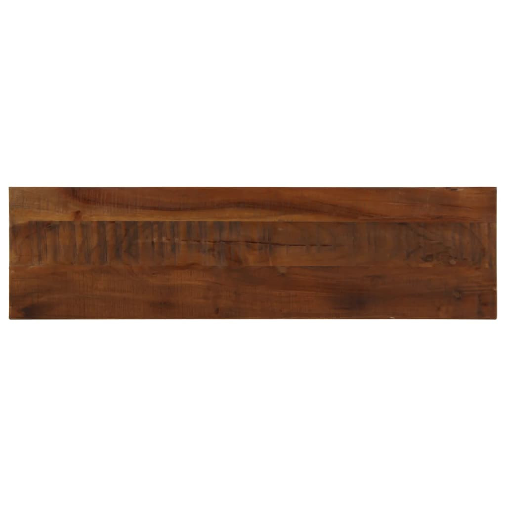 vidaXL Tischplatte 100x20x3,8 cm Rechteckig Altholz Massiv